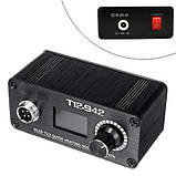 Паяльна станція для мікросхем зі змінними жалами Hakko T12, Паяльний комплект QUICKO T12-942, фото 5