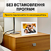 Фоторамка цифрова електронна рамка з відео та музикою з пультом IPS екраном годинником календарем, фото 9