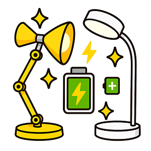 Лампи на аккумулятореі