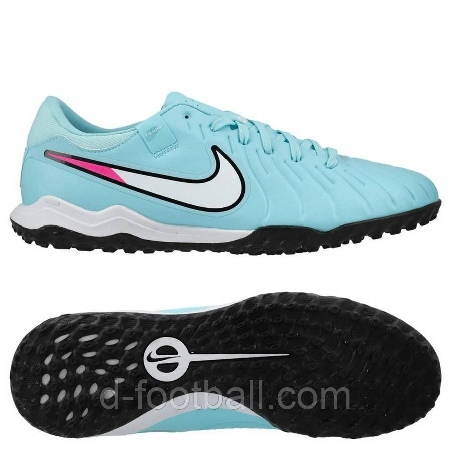 Сороконіжки Nike Tiempo Legend 10 Academy TF DV4342-401, Блакитний, Розмір (EU) — 41