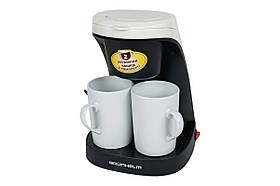 Компактна кавоварка крапельна 450 Вт GRUNHELM GDC04 побутова кавоварка GRUNHELM GDC04