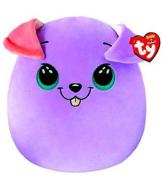 М'яка іграшка TY SQUISH-A-BOOS Фіолетовий пес "BITSY" 20см 39225 G-Rich