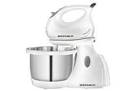 Кухонний ручний міксер з чашею GRM660 Grunhelm швидкий кухонний міксер 400 Вт