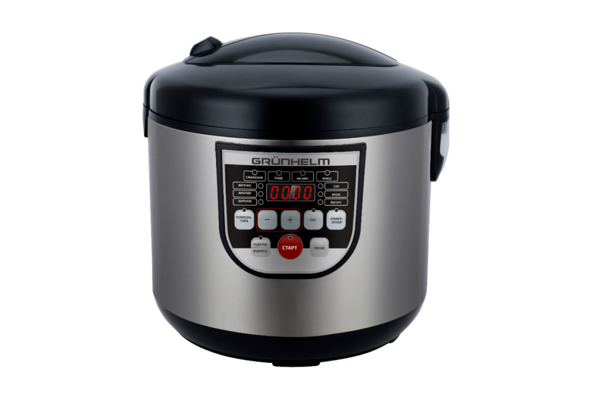Мультиварка 5 л MC-108SB Grunhelm мультиварка з антипригарною чашею, фото 1