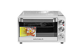 Настільна електрична піч 25 л Grunhelm GN251AB компактна електропіч для кухні