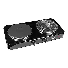 Електроплита 2 х комфортна настільна диск і вузький тен ЕЛНА 101Н електрична потужна електроплита 2500 Вт