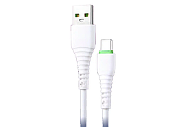 Кабель для телефона Type-C 1м Grunhelm GMC-01CW шнур зарядний для телефона