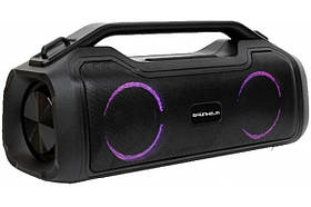 Портативна колонка 2.0 Grunhelm GW-441-BL водонепроникна колонка з Bluetooth і підсвічуванням