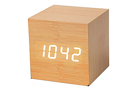 Настільний годинник з голосовим керуванням Grunhelm EE0613 BP-122441 LED дисплей, календар будильник