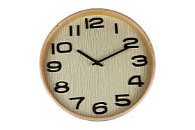 Настінний годинник Grunhelm WC-MG2015-MT дерев’яний годинник для дому та офісу 317 мм