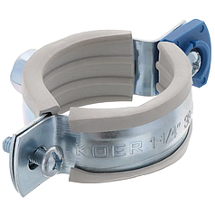 Хомут трубний оцинкований Чехія KP.10.G 1-1 / 4 "(38-43) сірий