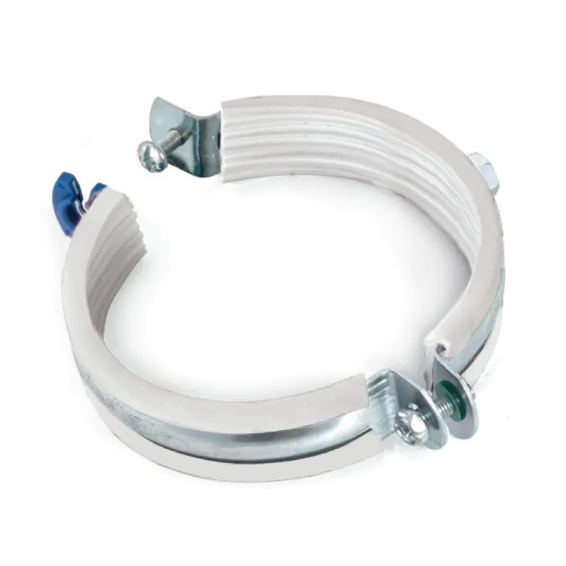 Хомут трубний оцинкований Чехія KP.10.G 4" (110-118) сірий