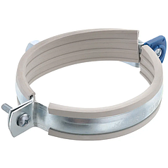 Хомут трубний оцинкований Чехія KP.10.G 3" (87-92) сірий