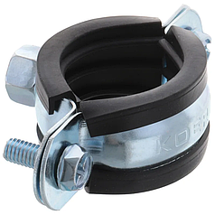 Хомут трубний оцинкований Чехія KP.20 1" (32-36) чорний