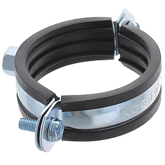 Хомут трубний оцинкований Чехія KP.20 2" (60-64) чорний