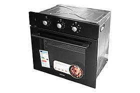 Духова електрична шафа з грилем і конвекцією 65 л BP-131839 Grunhelm GDG 190 B вбудована духовка