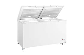 Морозильна скриня 508 л A++ з 2 кришками та кошиками  Grunhelm CFM-500 морозилка для магазину/дому BP-137065