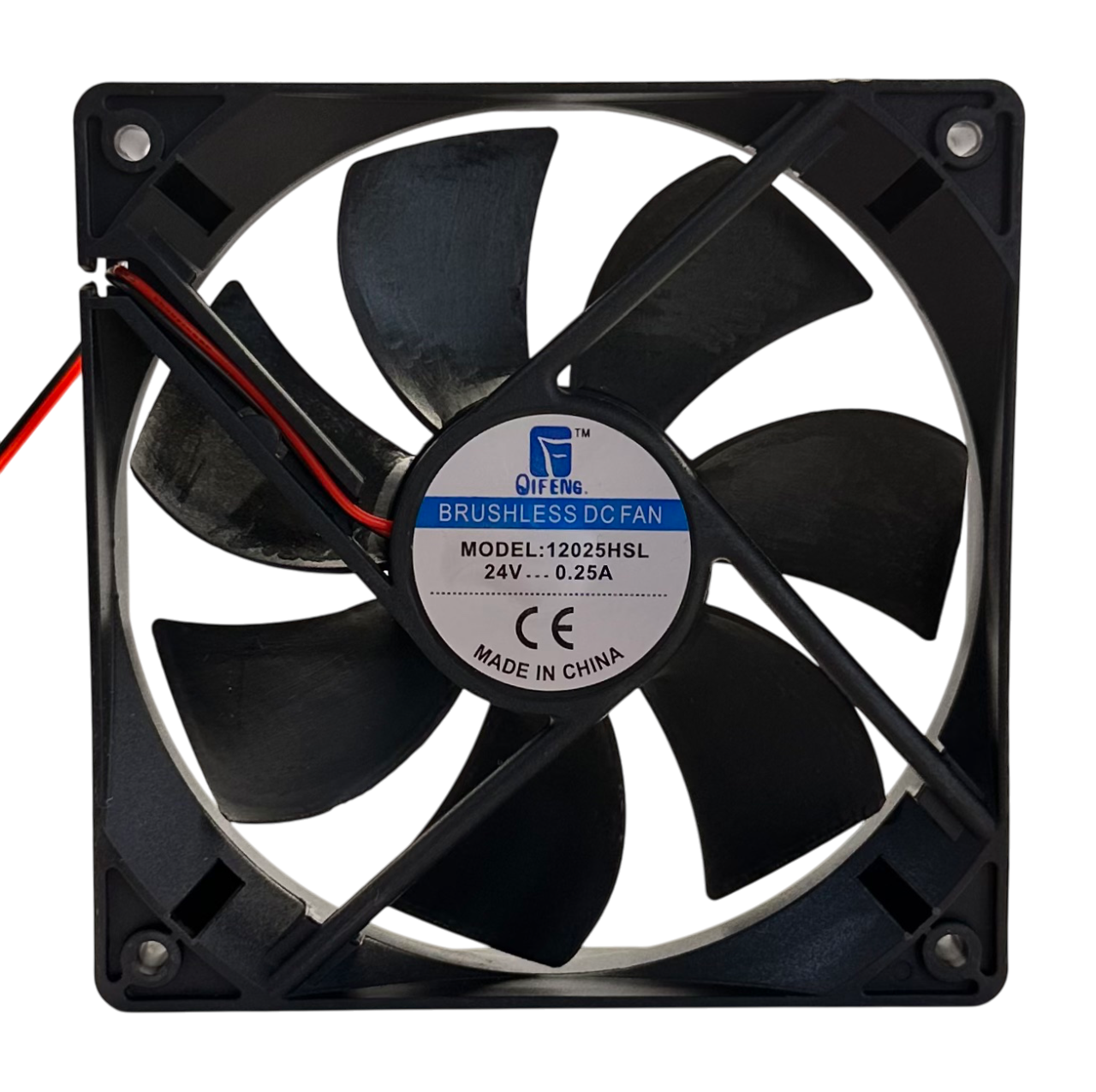 Кулер, вентилятор охолодження DC 24В 0.25А 6Вт 120x120x25мм 12025HSL