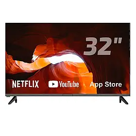 Телевізор 32 дюйми HD з Android 12 AOSP вбудований тюнер T2S2 модель 32GH-750AV GH