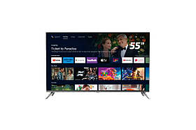 Телевізор Grunhelm  55" LED 55UIN700-GA11V телевізор для будинку Smart TV с тюнером T2