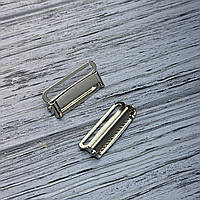 Рамка-регулятор для підтяжок Нікель (20 мм)