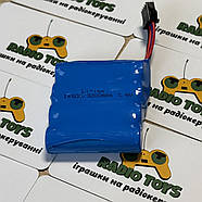 Літій-іонний акумулятор з USB адаптером 7,4V 3200 мАг для машинки на пульті та іграшок | Li-ion 14500 3200 mAh SM-4P, фото 3