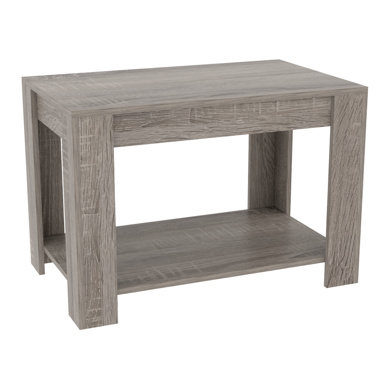 Мобільний журнальний стіл з полицею ДСП Мередіан Т-2  50х80 см