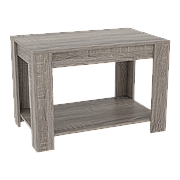 Мобільний журнальний стіл з полицею ДСП Мередіан Т-2  50х80 см