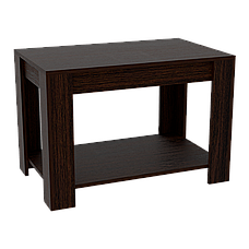 Мобільний журнальний стіл з полицею ДСП Мередіан Т-2 50х80 см, фото 2