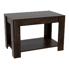 Мобільний журнальний стіл з полицею ДСП Мередіан Т-2 50х80 см, фото 3