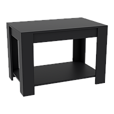 Мобільний журнальний стіл з полицею ДСП Мередіан Т-2 50х80 см, фото 4