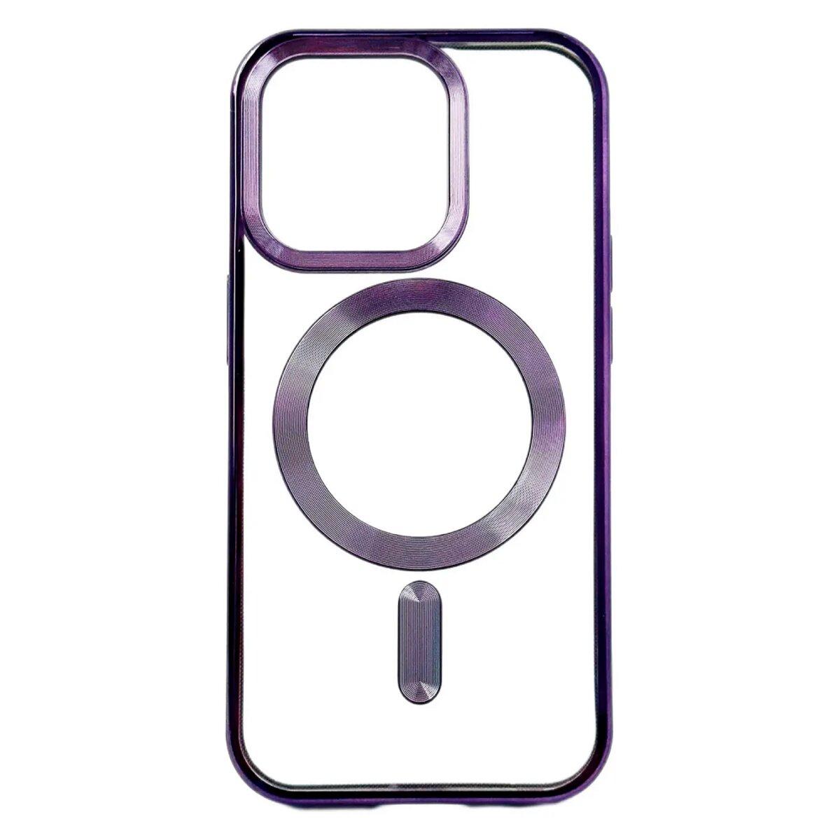 Чохол-накладка Cosmic CD Magnetic для iPhone 14 Pro, термополіуретан, MagSafe, Темно-Фіолетовий (CDMAGiP14PDeepPurple)