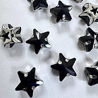 Стрази в ланцюгах Зірочки, розмір 10х10мм, колір Montana, 1 шт.