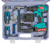 Шуруповерт акумуляторний з набором інструментів VORSKLA ПМЗ 16.8/2 S-Li, фото 5