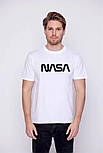 Чоловіча футболка хакі з принтом NASA, фото 2