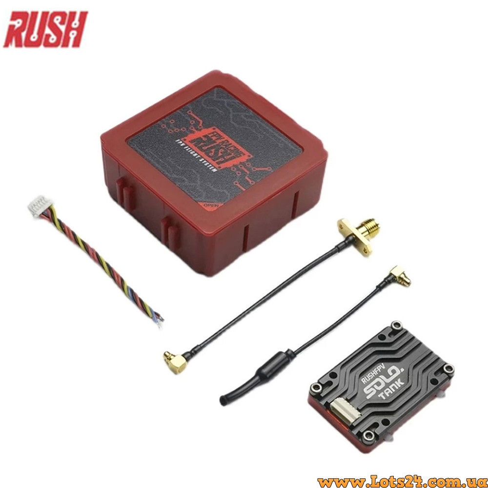 Відеопередавач RUSH TANK MAX SOLO 5.8GHz 1.6W VTX 48CH для FPV дронів передача відео на великі відстані високоякісний сигнал