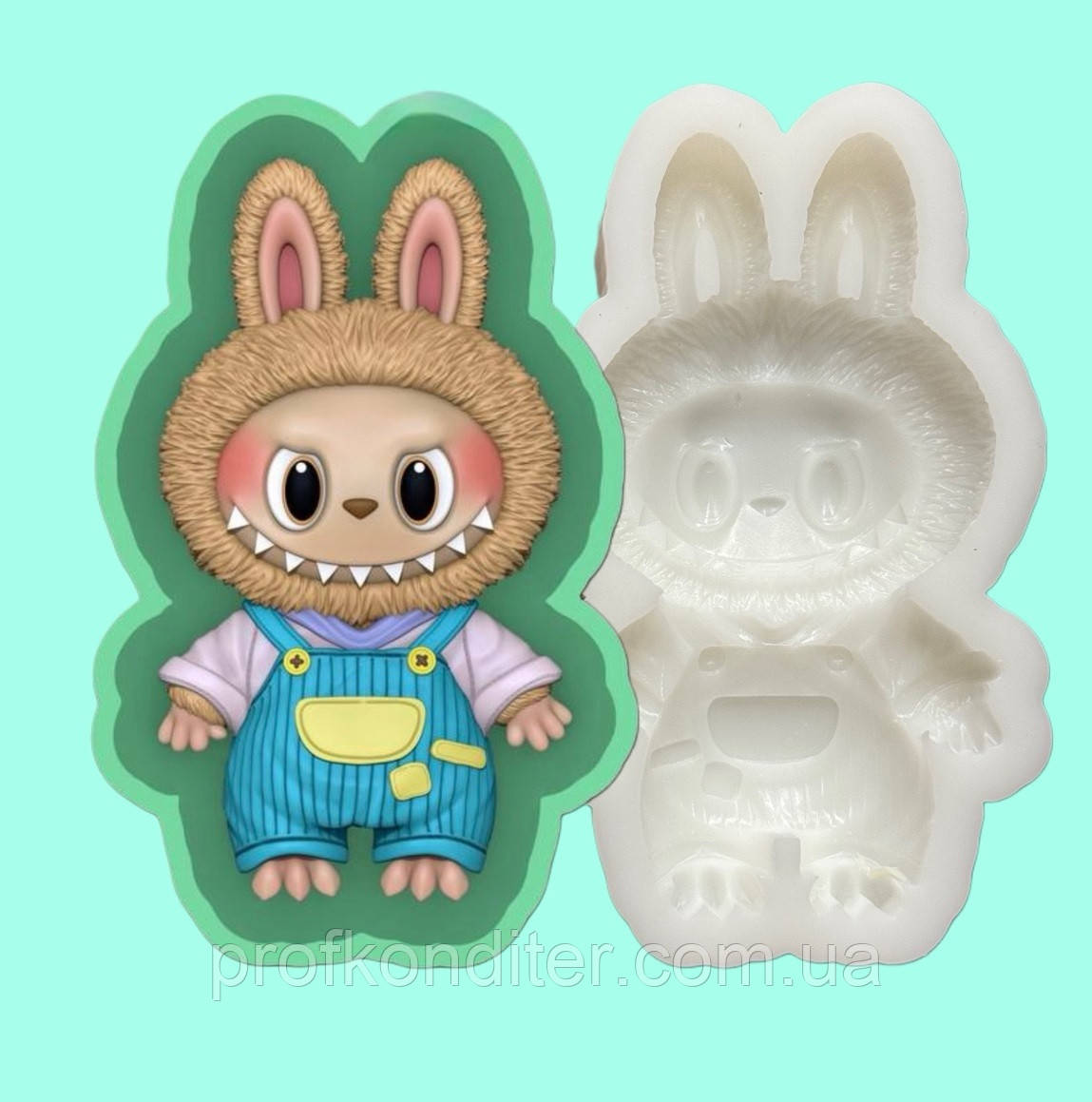 Ексклюзив. Силіконовий молд для шоколаду, зефіру та ін "Лабубу - 2", фото 1