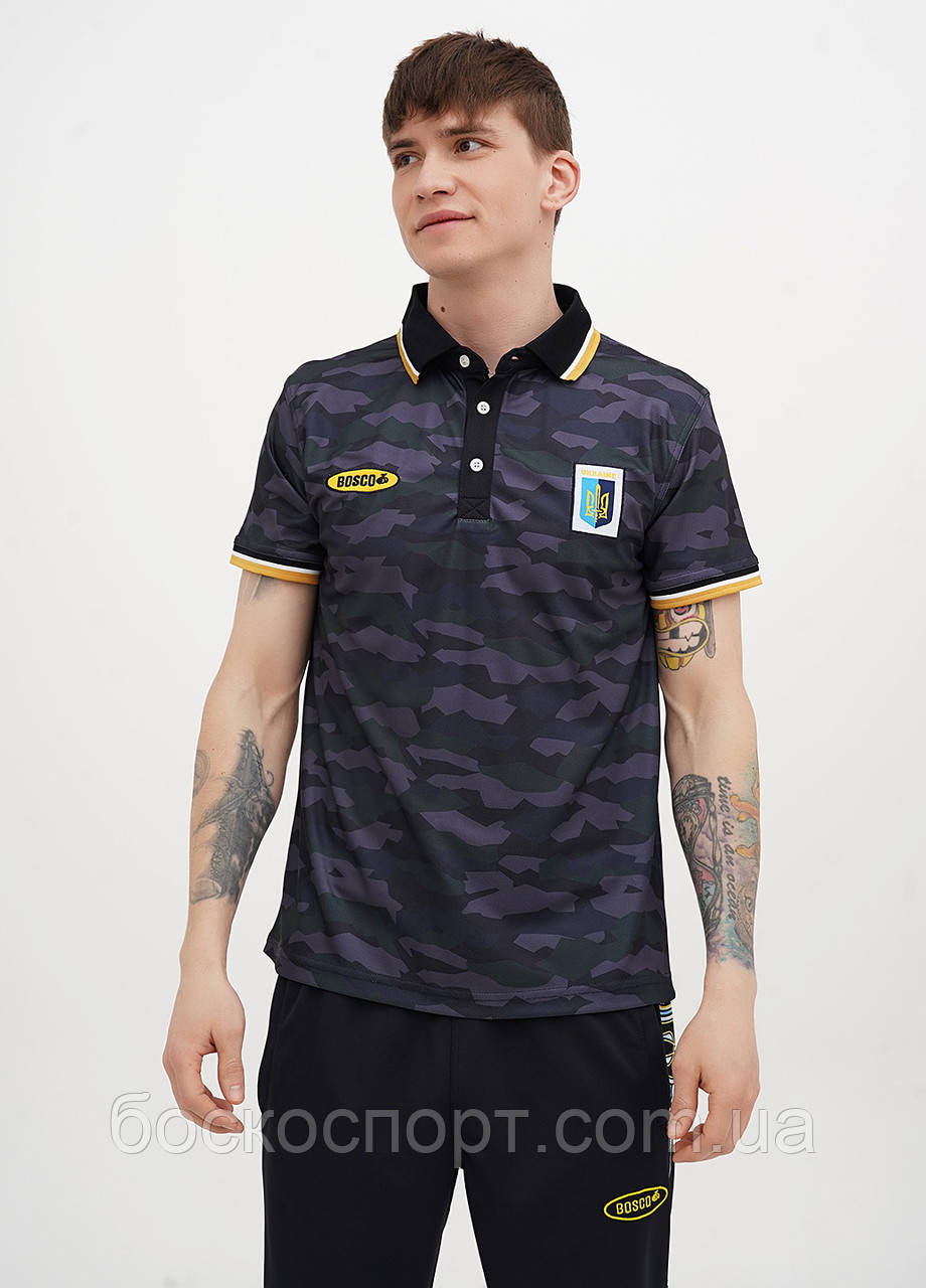 Футболки Bosco Sport UA поло камуфляж лімітована колекція S M, фото 1