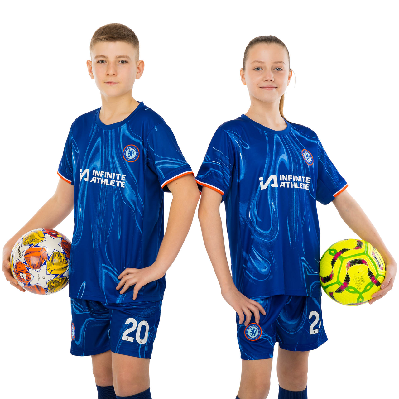 Форма футбольна дитяча CHELSEA 20 домашня 2025 синя р.28, зріст 145-150