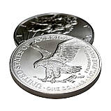 Срібна монета 1$ American Eagle 1oz 2023 — символ свободи, фото 3