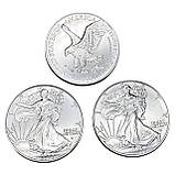 Срібна монета 1$ American Eagle 1oz 2023 — символ свободи, фото 5