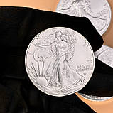 Срібна монета 1$ American Eagle 1oz 2023 — символ свободи, фото 9