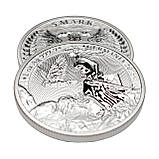 Срібна монета 5 марок «Леді Німеччина» 1oz 2023 — втілення сили, свободи та традиції, фото 3