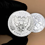 Срібна монета 5 марок «Леді Німеччина» 1oz 2023 — втілення сили, свободи та традиції, фото 7