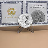 Срібна монета 5 марок «Леді Німеччина» 1oz 2023 — втілення сили, свободи та традиції, фото 8