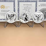 Срібна монета 5 марок «Леді Німеччина» 1oz 2023 — втілення сили, свободи та традиції, фото 9