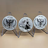 Срібна монета 5 марок «Леді Німеччина» 1oz 2023 — втілення сили, свободи та традиції, фото 2