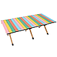 Стіл розкладний кемпінговий садовий із чохлом 118х60 см WCG Rainbee столик складний для відпочинку в саді, фото 4