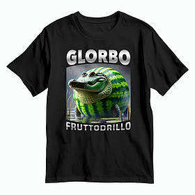 Дитяча футболка Glorbo Fruttodrillo/ Глорбо Фруттодрілло, чорна