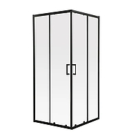Душова кабіна без піддону Mixxus Premium DIVERSE SC02-90x90x195-TR Black прозоре скло 5мм (MI6862)